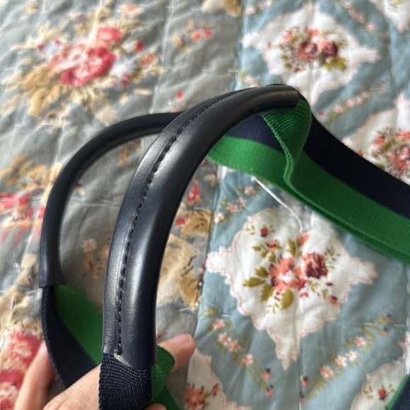 Navy and green Kate Spade tote bag - Picture 4 of 8